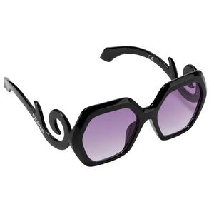 Killstar Thorn Black Frame Sunglasses with Purple Gradient Lenses